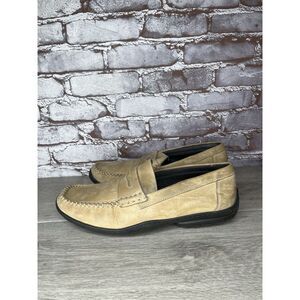 Bass Tourismo Tan Penny Loafers Leather Slip-On Driving Shoes Men Sz 11.5M US/45